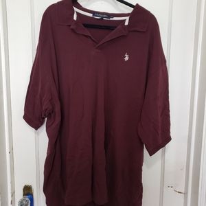 Men's Burgundy Polo